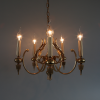 angelo gaetano sciolari kroonluchter verguld vintage design chandelier gold plated