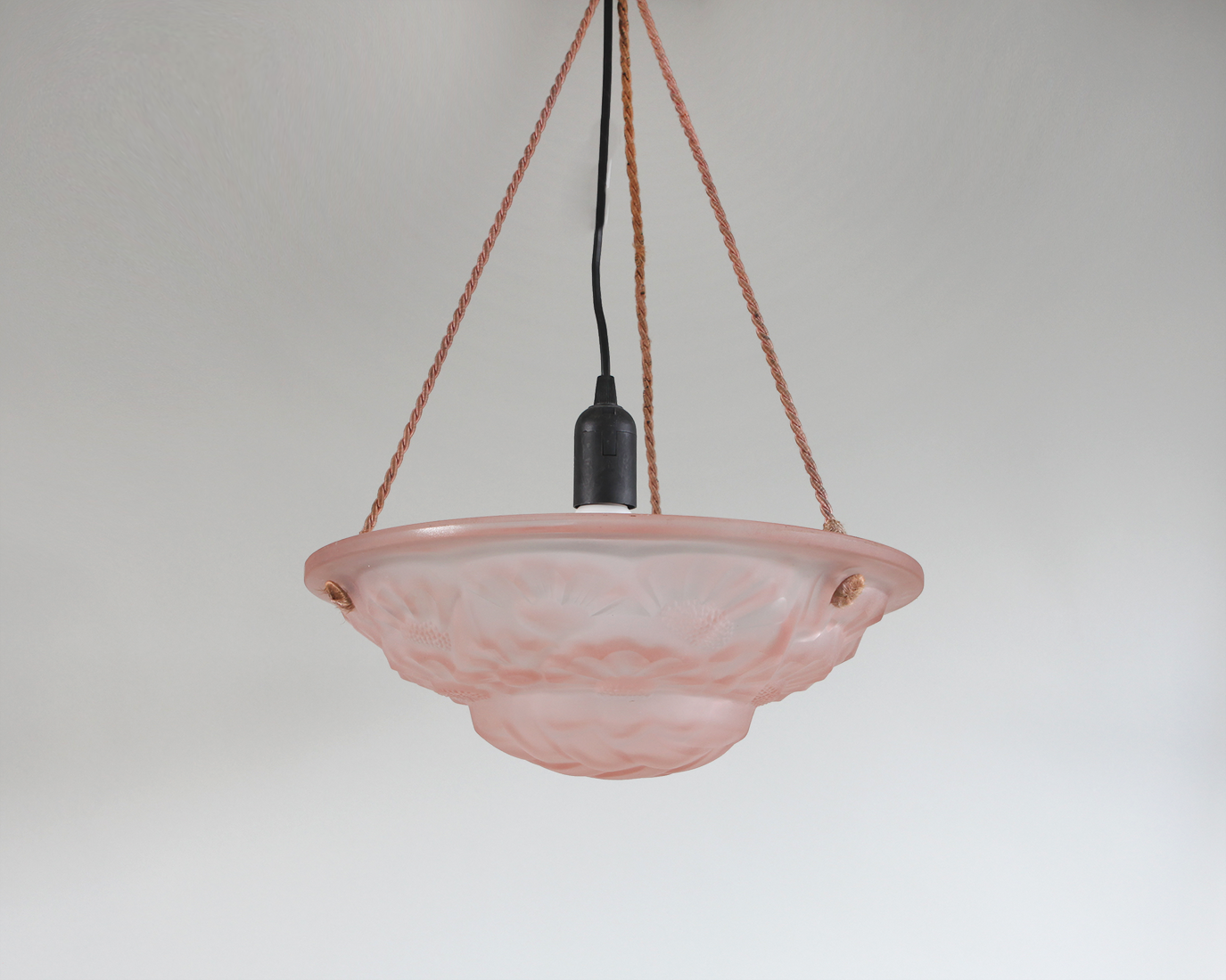 Degu Bowl Lamp Pink Vintage Art Deco Art And Lighting