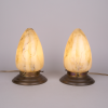 Marble opaline wall or table lamps art deco lighting