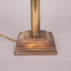 square lamp base brass