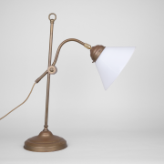 Brass adjustable bow table lamp art deco lighting