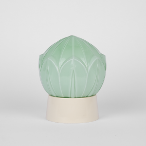 Thabur green lotus flower small wall ceiling or table lamps from The Hague Den Haag The Netherlands